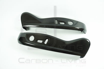 Audi A5 S5 RS5 8T Carbon Sitzgestellverkleidungen Sitzverkleidungen Sitzkonsolen Verkleidungen Set