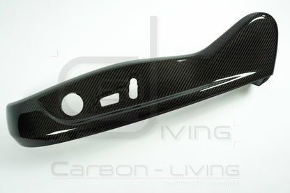 Audi A5 S5 RS5 8T Carbon Sitzgestellverkleidungen Sitzverkleidungen Sitzkonsolen Verkleidungen Set