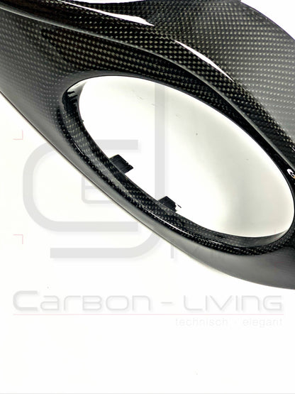 Audi TT RS 8J Carbon Heckdiffusor Heckansatz Heckblende 3-tlg. Set rear Diffuser