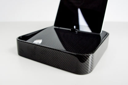 Carbon Mediabox Smartphone Handy Tablet Ladestation Bluelounge Sanctuary4