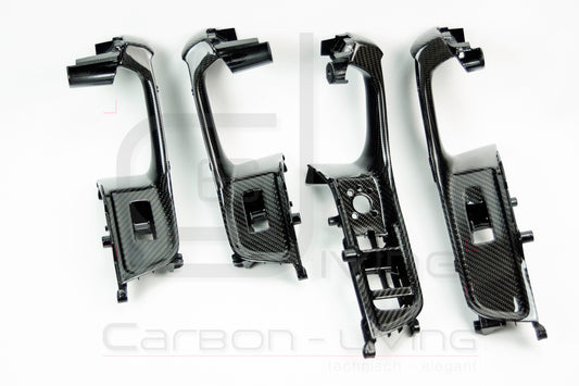 Audi A3 S-Line S3 RS3 8V 8VA Sportback 8VS Limousine Carbon Griffblenden Fensterheber-Schalterblenden Türverkleidungen Set