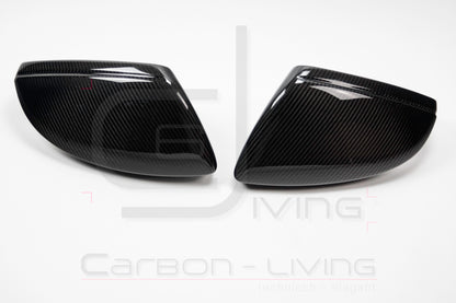 Audi A8 A8L S8 4N D5 F8 Carbon Spiegelkappen Außenspiegel Set