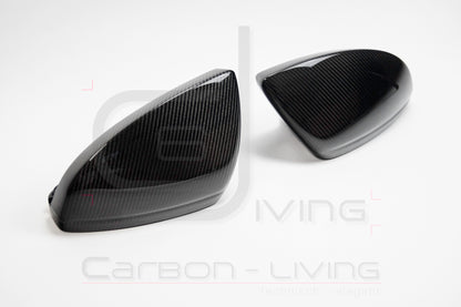 Audi A8 A8L S8 4N D5 F8 Carbon Spiegelkappen Außenspiegel Set