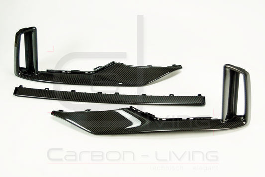 Audi RS3 8V Facelift FL Carbon Frontspoiler Spoiler Blenden 3-tlg. Set