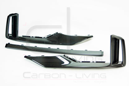 Audi RS3 8V Facelift FL Carbon Frontspoiler Spoiler Blenden 3-tlg. Set