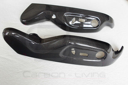 Audi R8 42 V8 V10 Carbon Sitzverkleidungen Sitzgestellverkleidungen Sitz Verkleidungen Set für Sportsitze