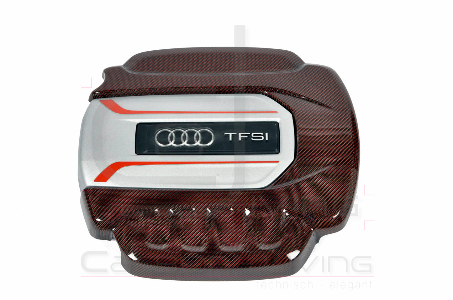 Audi A1 Quattro 8X Carbon Motorabdeckung
