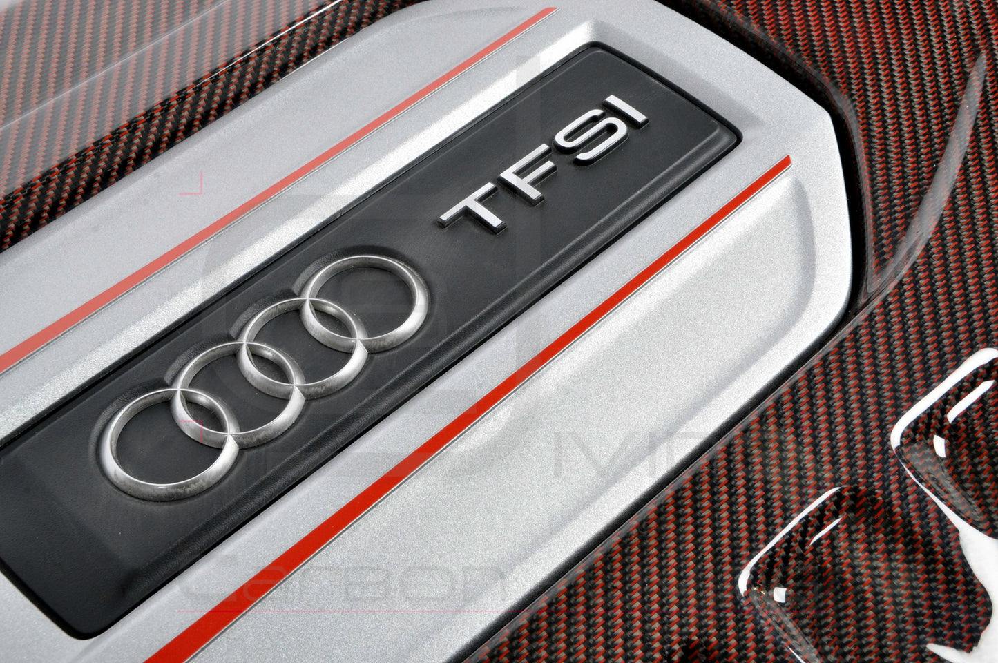 Audi A1 Quattro 8X Carbon Motorabdeckung