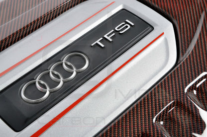 Audi A1 Quattro 8X Carbon Motorabdeckung