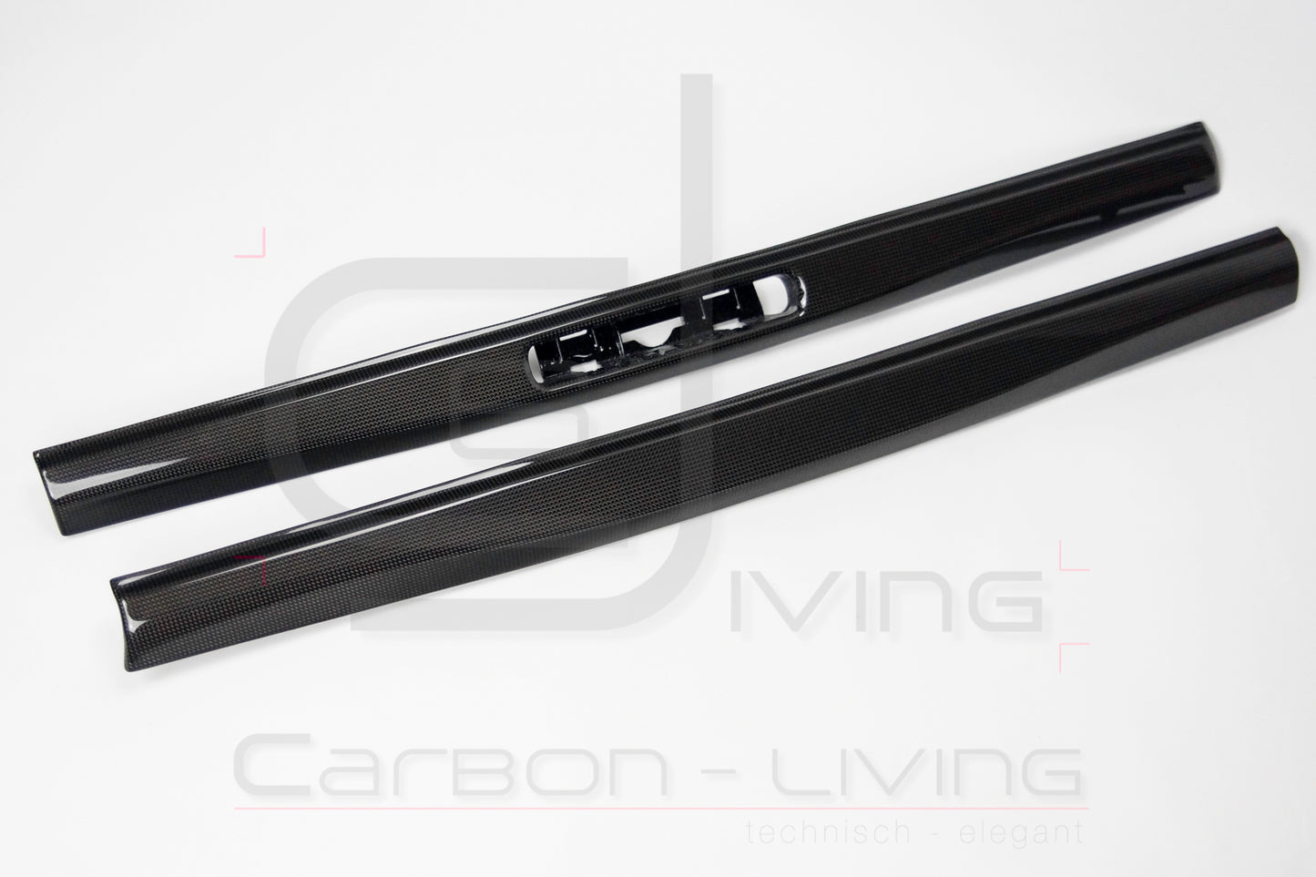 Porsche 911 991 991.2 Carbon Schwellerverkleidungen Einstiegsleisten Schweller Abdeckungen Set