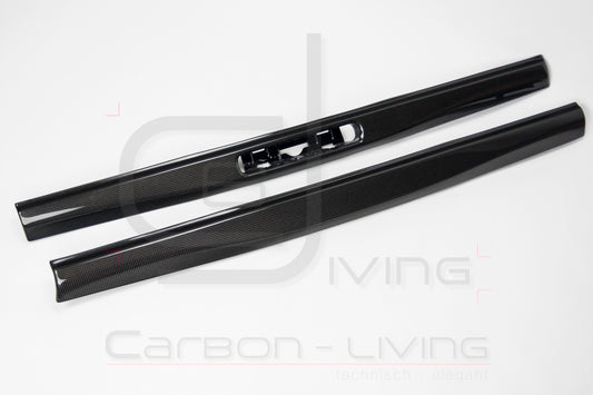 Porsche 911 991 991.2 Carbon Schwellerverkleidungen Einstiegsleisten Schweller Abdeckungen Set
