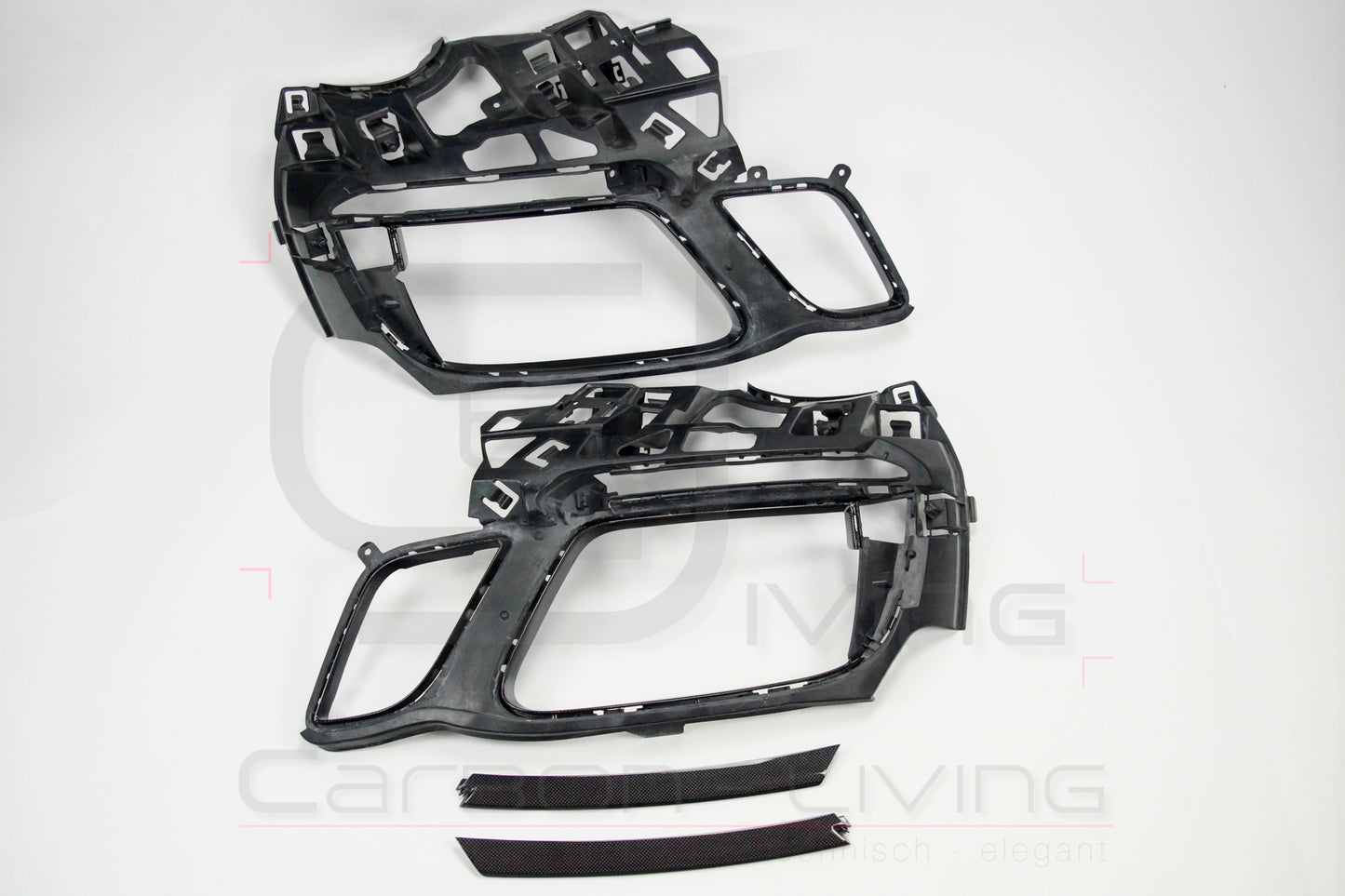 Porsche 911 991.2 Carrera Targa S 4 4S GTS Carbon Lufteinlassrahmen Rahmen Lufteinlässe Luftführung seitlich für Frontstoßstange front bumper