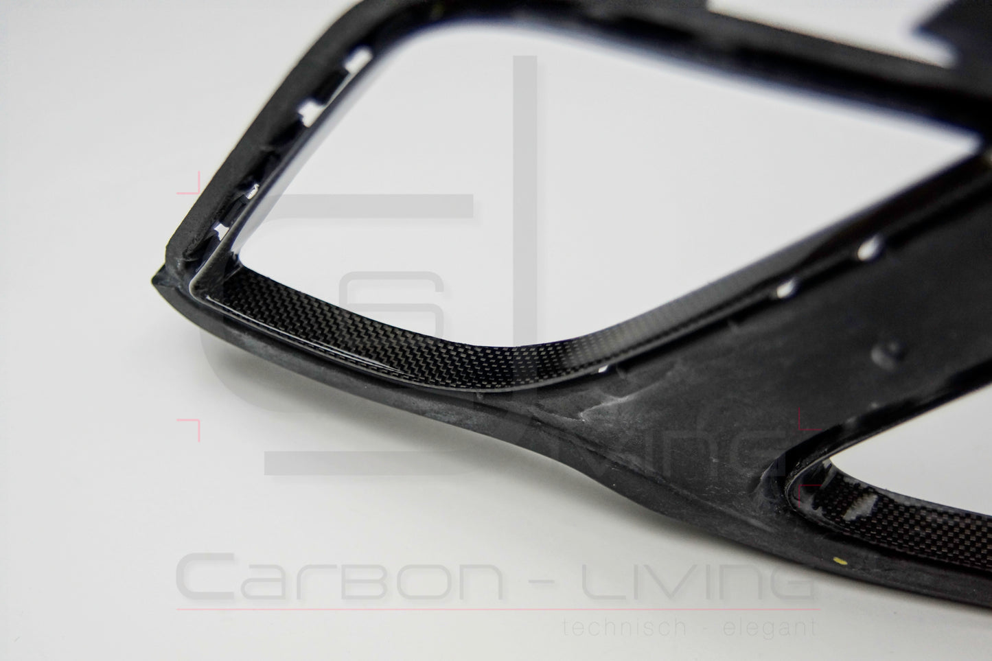 Porsche 911 991.2 Carrera Targa S 4 4S GTS Carbon Lufteinlassrahmen Rahmen Lufteinlässe Luftführung seitlich für Frontstoßstange front bumper