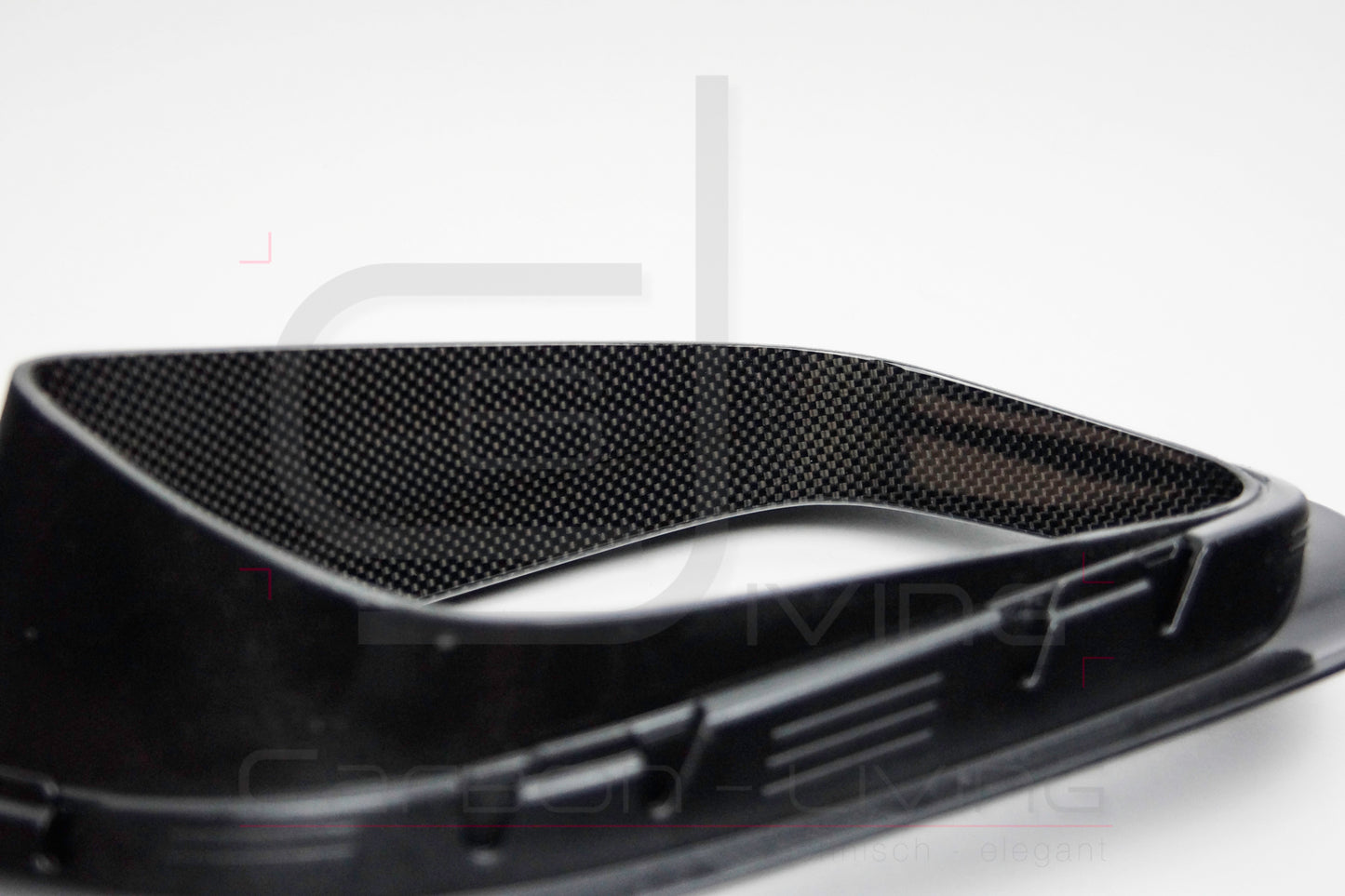 Porsche 911 991.2 Carrera Targa S 4 4S GTS Carbon Luftauslassrahmen Rahmen Luftführung seitlich für Heckstoßstange rear bumper