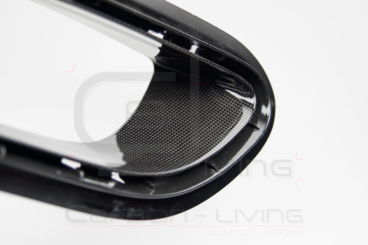 Porsche 911 991.2 Carrera Targa S 4 4S GTS Carbon Luftauslassrahmen Rahmen Luftführung seitlich für Heckstoßstange rear bumper