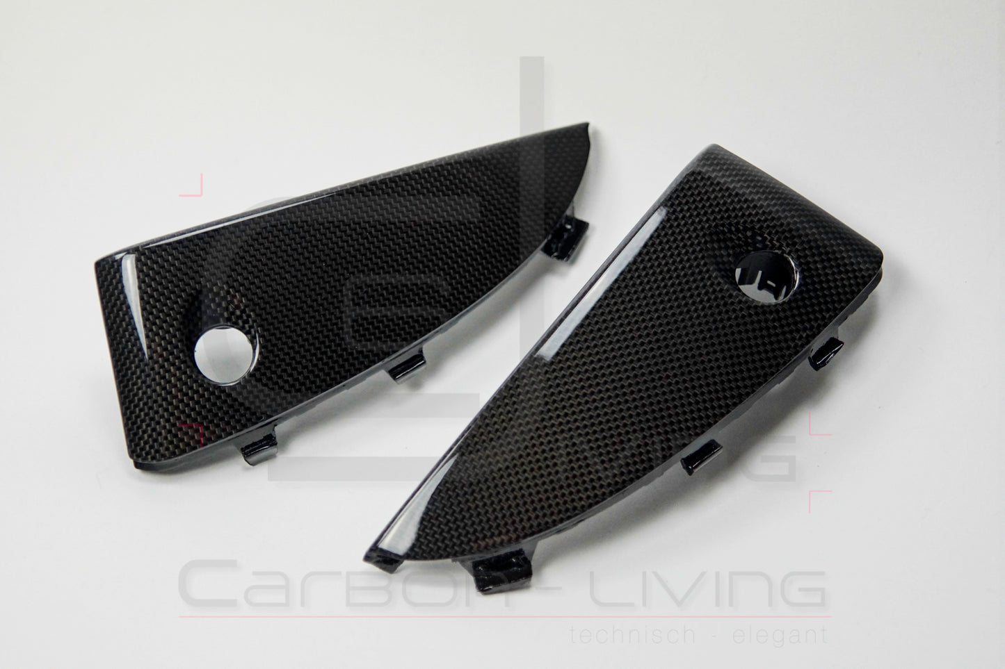 Porsche 911 991.2 Carrera Targa S 4 4S GTS Carbon PDC Blenden Luftführung Lufteinlassblenden seitlich für Frontstoßstange front bumper