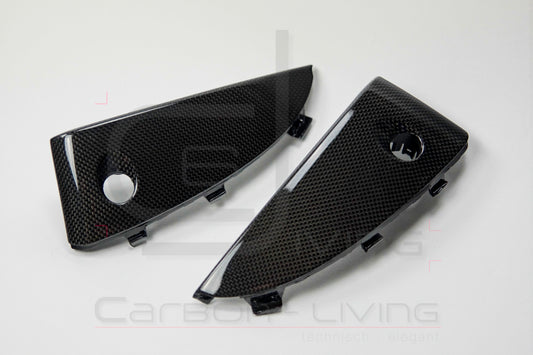Porsche 911 991.2 Carrera Targa S 4 4S GTS Carbon PDC Blenden Luftführung Lufteinlassblenden seitlich für Frontstoßstange front bumper