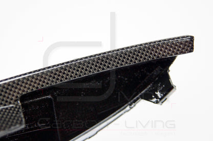 Porsche 911 991.2 Carrera Targa S 4 4S GTS Carbon PDC Blenden Luftführung Lufteinlassblenden seitlich für Frontstoßstange front bumper