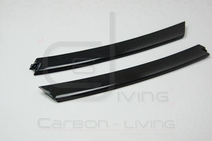 Porsche 911 991.2 Carrera Targa S 4 4S GTS Carbon Finnen Lamellen Lufteinlassstreben seitlich für Frontstoßstange front bumper