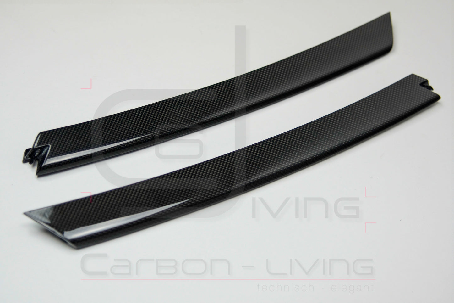 Porsche 911 991.2 Carrera Targa S 4 4S GTS Carbon Finnen Lamellen Lufteinlassstreben seitlich für Frontstoßstange front bumper