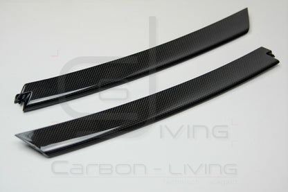 Porsche 911 991.2 Carrera Targa S 4 4S GTS Carbon Finnen Lamellen Lufteinlassstreben seitlich für Frontstoßstange front bumper
