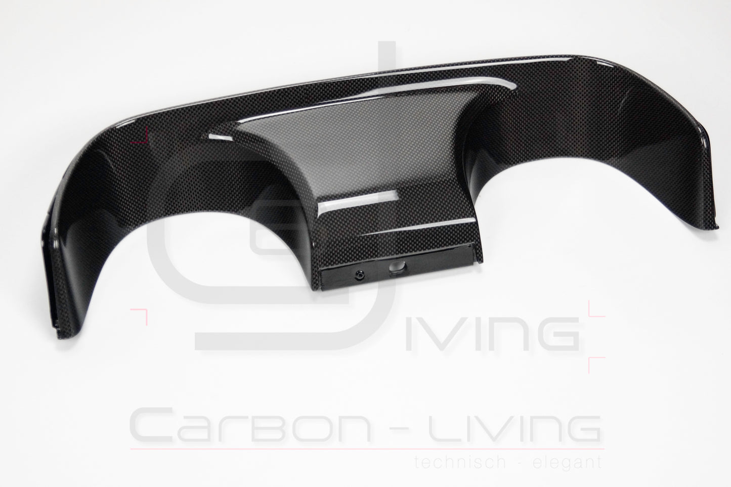 Porsche 911 991.2 Carrera Targa S 4 4S GTS Sport Design Carbon Einsatz Eindrohreinfassung Blende für Heckdiffusor rear Diffusor