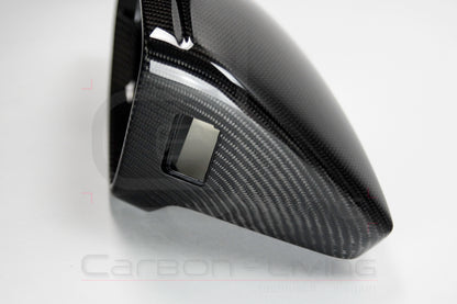 Audi A8 A8L S8 4N D5 F8 Carbon Spiegelkappen Außenspiegel Set