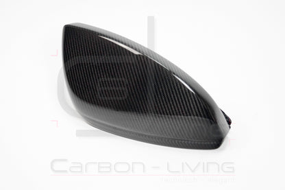 Audi A8 A8L S8 4N D5 F8 Carbon Spiegelkappen Außenspiegel Set