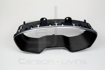 Audi TT TTS TT RS 8S FV Carbon Tachoblende Blende für Virtual Cockpit Kombiinstrumentblende