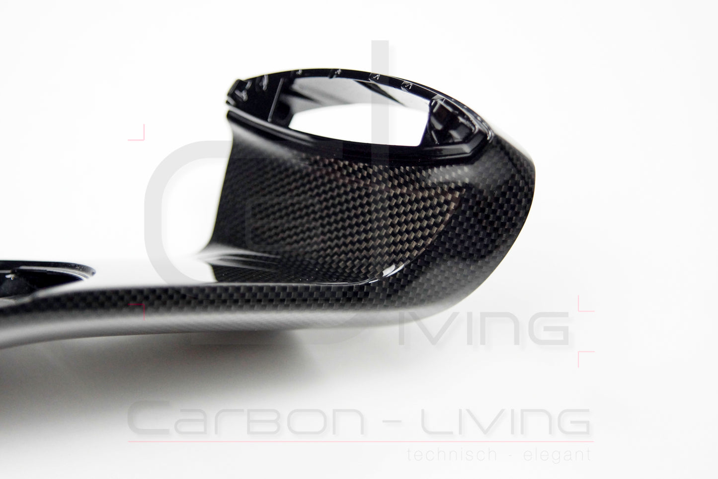 Porsche Boxster Cayman Spyder 981 S GTS GT4 Sport Design Carbon Spiegelstützen Spiegelgehäuse Stützen Sockel für Außenspiegel Set