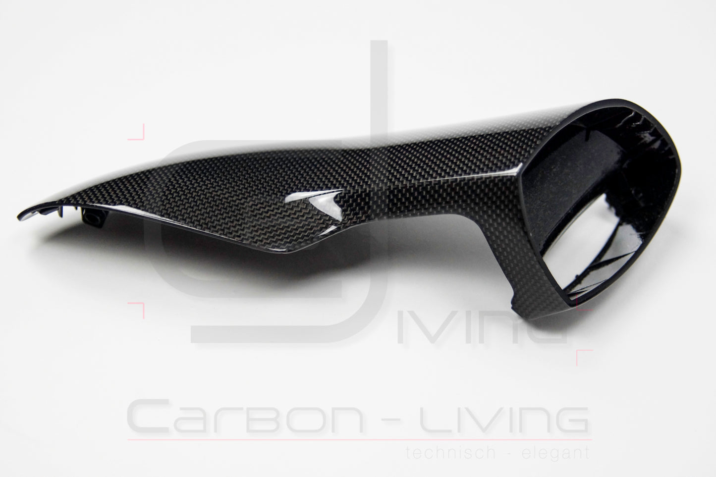 Porsche Boxster Cayman Spyder 981 S GTS GT4 Sport Design Carbon Spiegelstützen Spiegelgehäuse Stützen Sockel für Außenspiegel Set