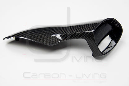 Porsche Boxster Cayman Spyder 981 S GTS GT4 Sport Design Carbon Spiegelstützen Spiegelgehäuse Stützen Sockel für Außenspiegel Set