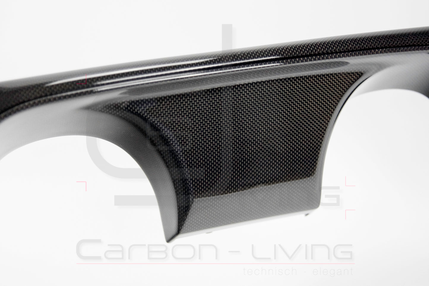 Porsche 911 991.2 Carrera Targa S 4 4S GTS Sport Design Carbon Einsatz Eindrohreinfassung Blende für Heckdiffusor rear Diffusor