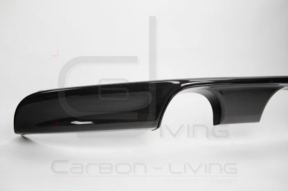 Porsche 911 991.2 Carrera Targa S 4 4S GTS Sport Design Carbon Einsatz Eindrohreinfassung Blende für Heckdiffusor rear Diffusor