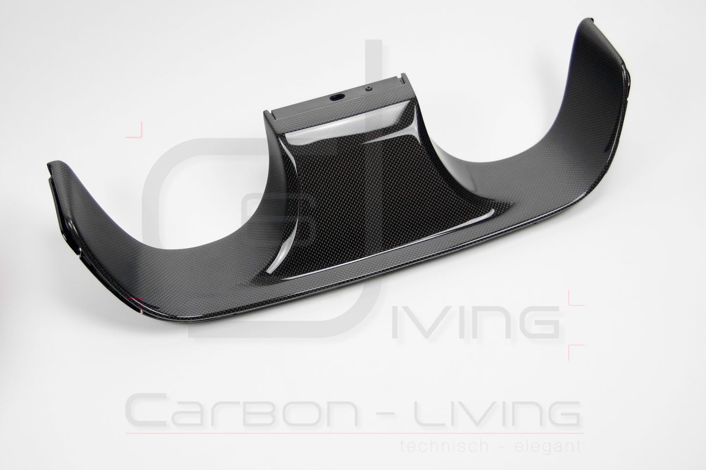 Porsche 911 991.2 Carrera Targa S 4 4S GTS Sport Design Carbon Einsatz Eindrohreinfassung Blende für Heckdiffusor rear Diffusor