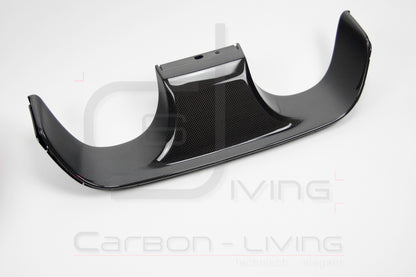 Porsche 911 991.2 Carrera Targa S 4 4S GTS Sport Design Carbon Einsatz Eindrohreinfassung Blende für Heckdiffusor rear Diffusor