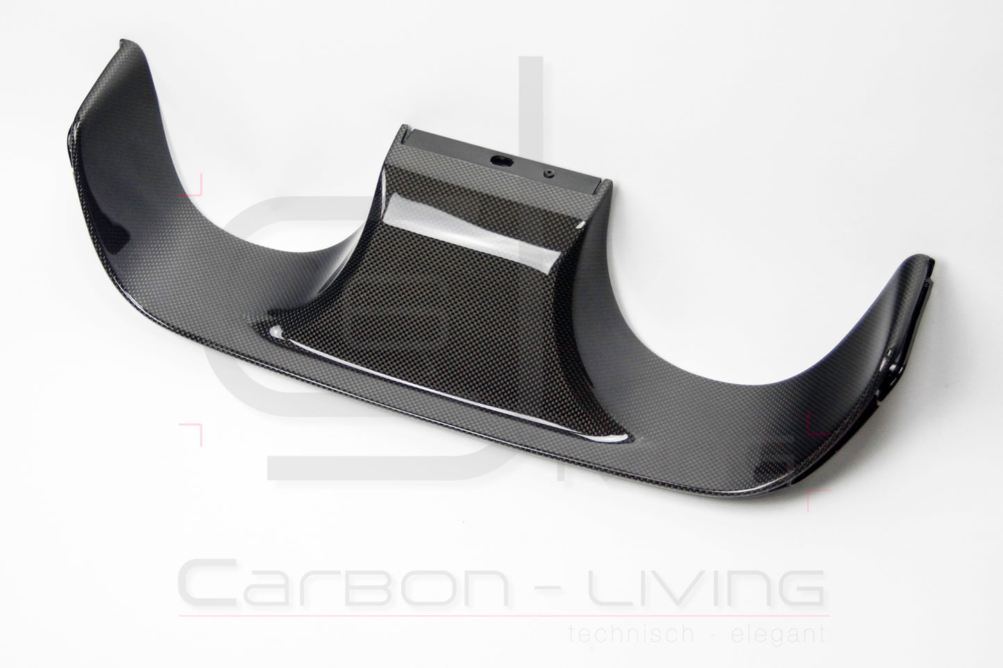 Porsche 911 991.2 Carrera Targa S 4 4S GTS Sport Design Carbon Einsatz Eindrohreinfassung Blende für Heckdiffusor rear Diffusor