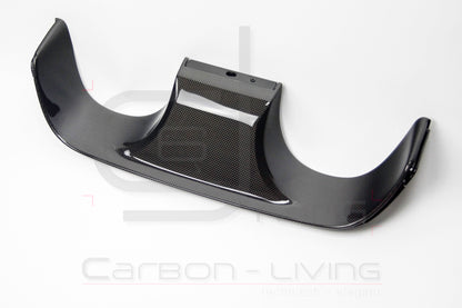 Porsche 911 991.2 Carrera Targa S 4 4S GTS Sport Design Carbon Einsatz Eindrohreinfassung Blende für Heckdiffusor rear Diffusor