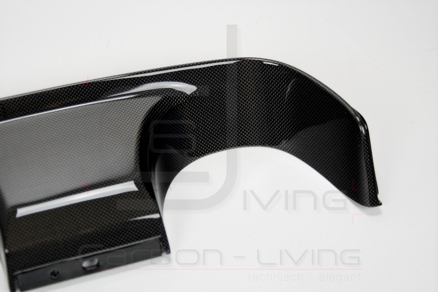 Porsche 911 991.2 Carrera Targa S 4 4S GTS Sport Design Carbon Einsatz Eindrohreinfassung Blende für Heckdiffusor rear Diffusor