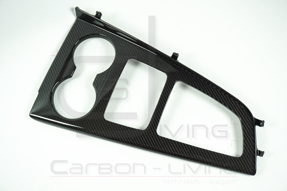 Audi A4 S4 RS4 B9 8W Facelift FL Carbon Schaltkulissenblende Blende Schaltkulisse Schaltkulissenrahmen Mittelkonsole
