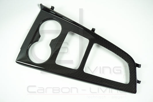 Audi A4 S4 RS4 B9 8W Facelift FL Carbon Schaltkulissenblende Blende Schaltkulisse Schaltkulissenrahmen Mittelkonsole