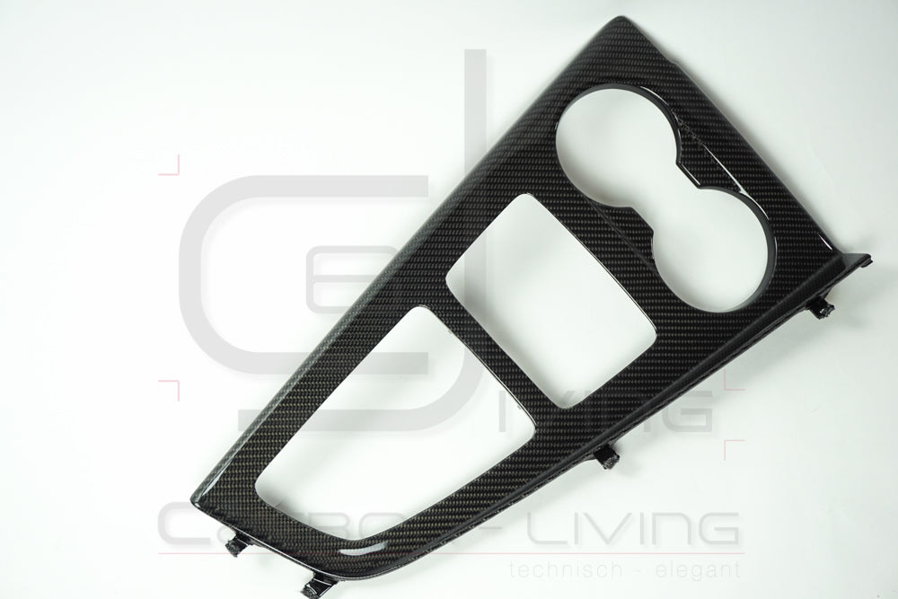 Audi A4 S4 RS4 B9 8W Facelift FL Carbon Schaltkulissenblende Blende Schaltkulisse Schaltkulissenrahmen Mittelkonsole