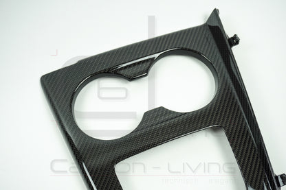 Audi A4 S4 RS4 B9 8W Facelift FL Carbon Schaltkulissenblende Blende Schaltkulisse Schaltkulissenrahmen Mittelkonsole