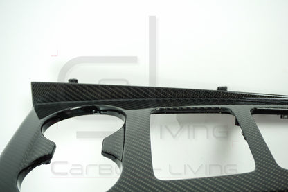 Audi A4 S4 RS4 B9 8W Facelift FL Carbon Schaltkulissenblende Blende Schaltkulisse Schaltkulissenrahmen Mittelkonsole