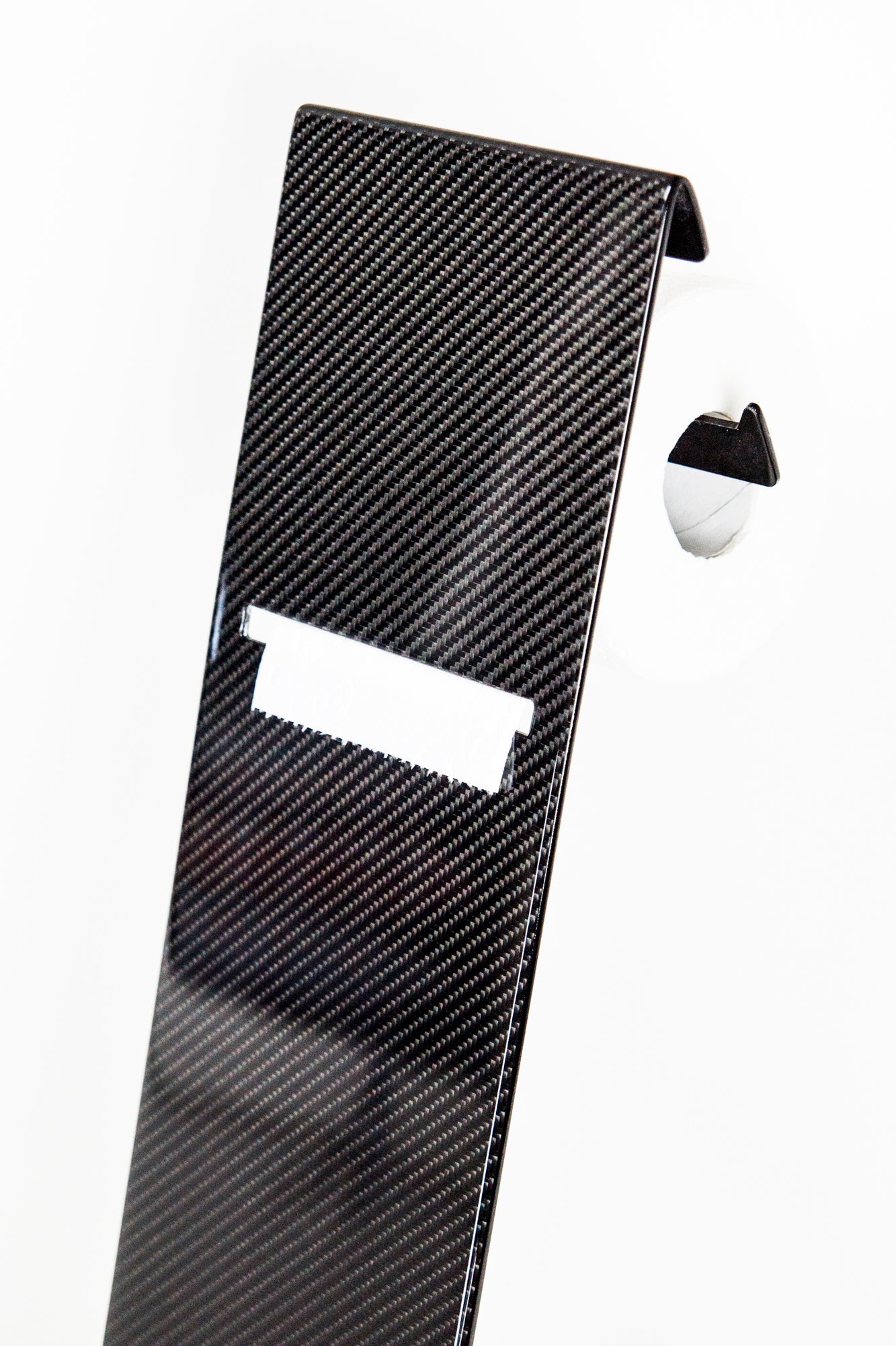 Carbon WC Garnitur Toilettenpapierhalter Rollenhalter Bürstenhalter Bürstenständer / Carbon Fibre Bathroom Décor Toilet Paper Roll Holder brush stand