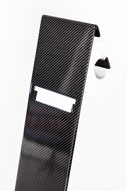 Carbon WC Garnitur Toilettenpapierhalter Rollenhalter Bürstenhalter Bürstenständer / Carbon Fibre Bathroom Décor Toilet Paper Roll Holder brush stand