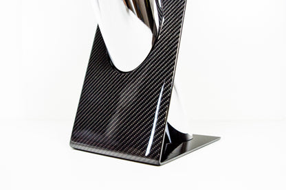 Carbon WC Garnitur Toilettenpapierhalter Rollenhalter Bürstenhalter Bürstenständer / Carbon Fibre Bathroom Décor Toilet Paper Roll Holder brush stand