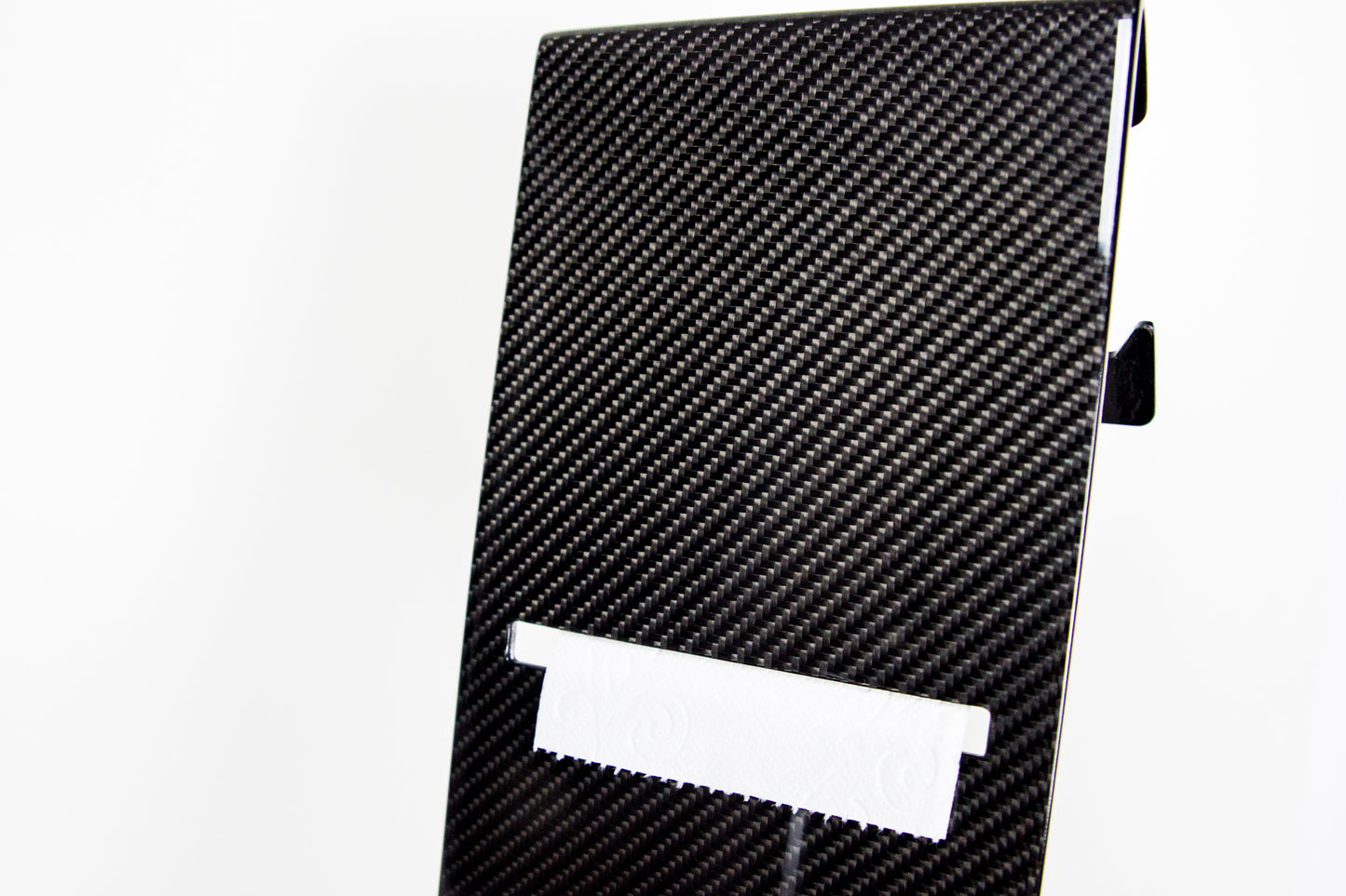 Carbon WC Garnitur Toilettenpapierhalter Rollenhalter Bürstenhalter Bürstenständer / Carbon Fibre Bathroom Décor Toilet Paper Roll Holder brush stand