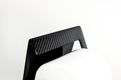 Carbon WC Garnitur Toilettenpapierhalter Rollenhalter Bürstenhalter Bürstenständer / Carbon Fibre Bathroom Décor Toilet Paper Roll Holder brush stand