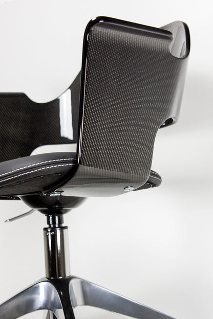 Carbon Bürostuhl Bürosessel Empfangsstuhl Konferenzstuhl Design / Carbon Fibre office chair office armchair reception chair conference chair design